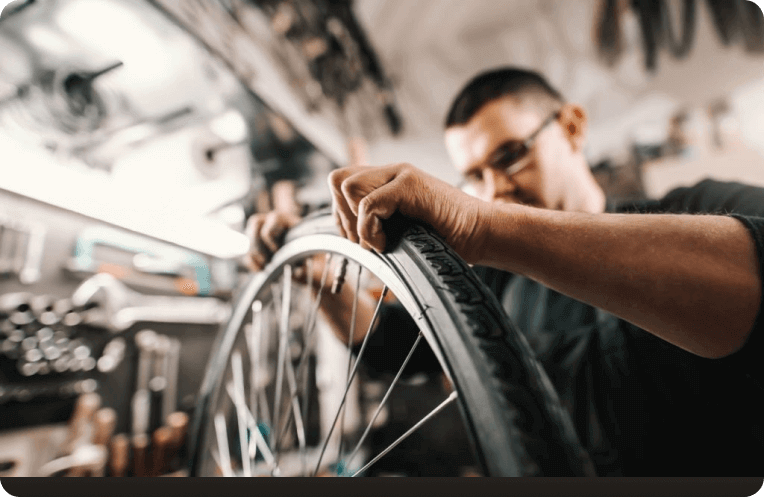 Ремонт шин детских колясок и велосипедов